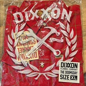 DIXXON Red Plaid Casual Shirt